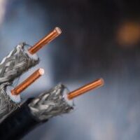Custom Coaxial Cable close up